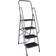 Charles Bentley 4 Step Folding Ladder With Safety Handrail