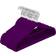 Utopia Premium Velvet Anti-Slip Purple Hanger 22cm 50pcs