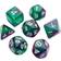 Gamegenic Gamegenic Galaxy Series Aurora RPG Dice Set 7pcs Green/Purple