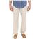 Perry Ellis Men's Regular-Fit Linen Drawstring Pants Natural Linen Natural Linen