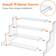 Lifewit 4-Tier Stair Transparent Shelf