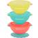 Badabulle Kindergeschirr Kinderbesteck, Funcolor Bowls mit Deckel & Saugnapf