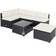 Deuba Polyrattan Ecklounge dicke Lounge-Set