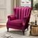 LivingAndHome Wine Wing Back Armchair