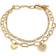 GMK Heart Bracelet - Gold/Transparent
