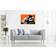 Panther Cool Ape with DJ Heaphones Orange Wall Decor 20x31cm