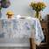 Classic French Village Printed Tablecloth Blue (120x55cm)
