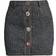 Moschino Black Crystal-Cut Denim Miniskirt IT