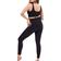 Samarali Yoga Bra and Leggings Set - Black