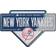 Open Road Brands New York Yankees Base Wood Sign 13.3''x20''