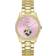 Guess Ladies Trend Heart-Shaped Cut-Thru 38mm Pink Gold-Tone Case & Bracelet