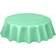 Unique Party Round Mint Plastic Tablecloth 84"