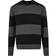 Urban Classics Heavy oversized striped sweatshirt Knit jumper black grey