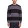 Urban Classics Heavy oversized striped sweatshirt Knit jumper black grey