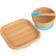 Tiny Dining Square Divider Bamboo Suction Dinner Set