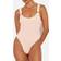 Hunza G Domino Seersucker Swimsuit - Blush