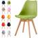 MCC Direct Deluxe Retro Green Kitchen Chair 82cm