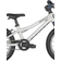 Scott Scale RC 160 2023 - Cool Raw Alloy/Dark Blue Kids Bike