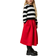 Twinset Duchesse Skirt with Pleats - Ultra Red (232GJ2212)