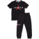 Nike Little Kid's Jordan Jumpman Sustainable Pants Set - Black (85B909-023)