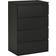 Homcom Modern Black Chest of Drawer 55x80cm