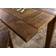 Massivmoebel24 Rodez Oiled Dark Brown Dining Table 90x220cm