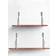 OHS Wire Floating Brown Wall Shelf 15.8cm 2pcs