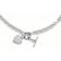 Chisel Heart Toggle Necklace - Silver