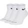 Nike Everyday Plus Cushioned Training Ankle Socks 3-pack - White/Black