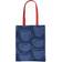 Bonamaison Printed Tote Bag - Blue