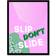 Wee Blue Coo Slip Don't Slide Quote Bold Pink Green Framed Art 30.5x40.6cm