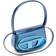 Diesel Iconic Mirrored Leather Shoulder Bag - Blue