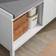 SoBuy Cabinet with 2 Sliding Doors Gray/White Shoe Rack 114x53cm