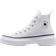 Converse Big Kid's Chuck Taylor All Star Lugged Lift Platform Canvas - White/White/Black