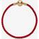 Pandora Moments Woven Bracelet - Gold/Red