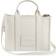 Marc Jacobs The Leather Medium Tote Bag - Cotton/Silver