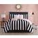 Juicy Couture Cabana Stripe Black/White Bedspread Black, White (228.6x228.6cm)