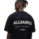 AllSaints Underground Oversized Crew T-shirt - Jet Black