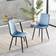 MCC Direct Lexi Light Blue Kitchen Chair 90.5cm 2pcs