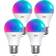 Yeelight Smart LED Bulb W4 Lite Multicolor 4er-Set