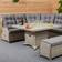 Malay Deluxe Cambridge Outdoor Lounge Set, 1 Table incl. 3 Sofas