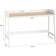 SoBuy FWT41-WN White/Oak Writing Desk 51x125cm