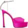 Jimmy Choo Saeda 125 - Fuchsia/Crystal Honey