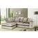 Furniture 786 Bella Crushed Champagne Sofa 212cm 3 Seater