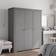 vidaXL Bodo Grey Wardrobe 151.5x176.5cm