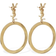 Saint Laurent Hoop Earrings - Gold