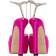 Jimmy Choo Saeda 125 - Fuchsia/Crystal Honey