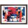 East Urban Home Vol.322 by S.Johnson Red/Blue Framed Art 62x87cm