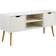 Home Source Entertainment White TV Bench 120x58.5cm