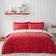 Catherine Lansfield Christmas Candy Cane Duvet Cover Red (200x135cm)